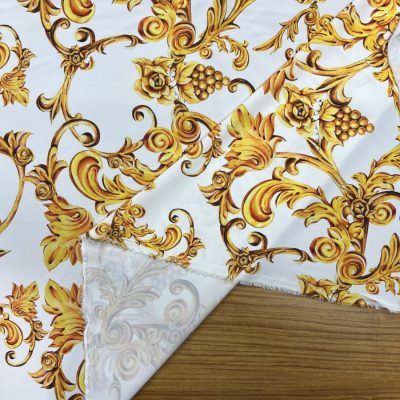 Versace Jorjet Krep Kumaş Beyaz