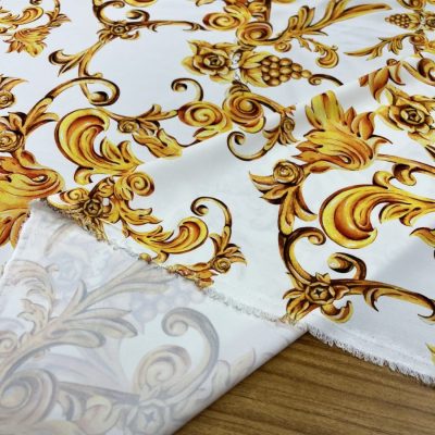 Versace Jorjet Krep Kumaş Beyaz