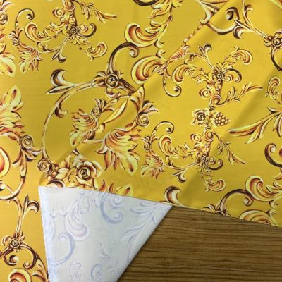 Versace Jorjet Krep Kumaş Hardal