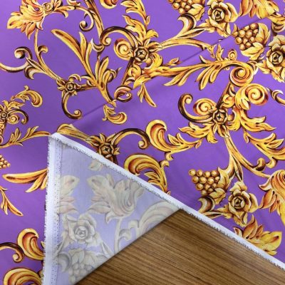 Versace Jorjet Krep Kumaş Leylak
