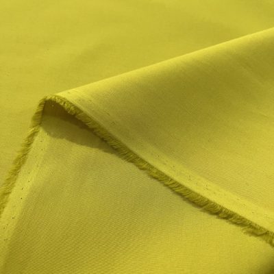 Yeşil Sarı Poplin Kumaş