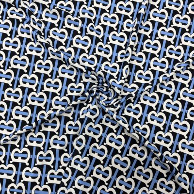 Burberry Marka Jorjet Krep Mavi