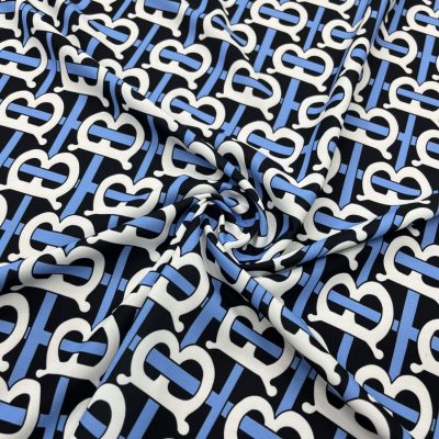 Burberry Marka Jorjet Krep Mavi