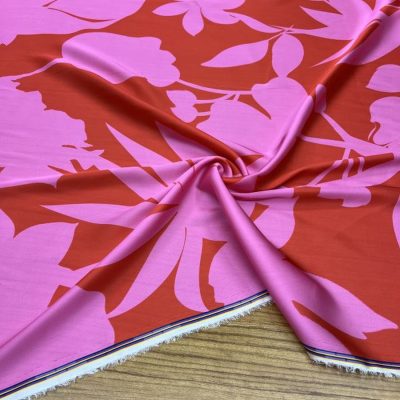 Dior Marka Desen Kumaş Pembe
