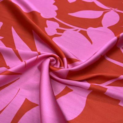 Dior Marka Desen Kumaş Pembe