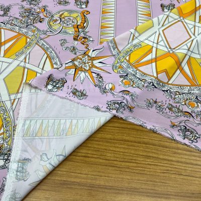 Emilio Pucci Jorjet Krep Kumaş Lila