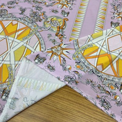 Emilio Pucci Jorjet Krep Kumaş Lila