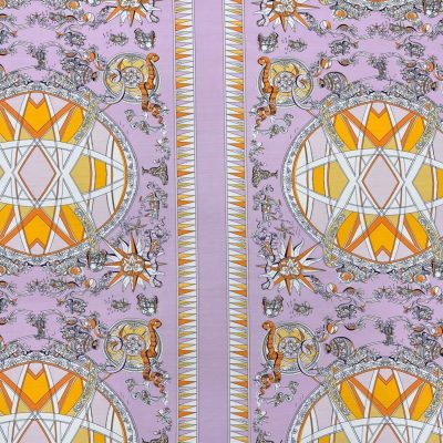 Emilio Pucci Jorjet Krep Kumaş Lila