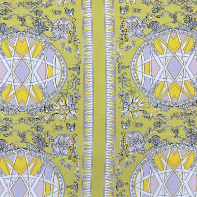 Emilio Pucci Jorjet Krep Kumaş Sarı