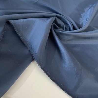 Açık Lacivert İpek Astar Kumaş