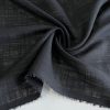 Siyah İnce Saf Pamuk Keten Kumaş