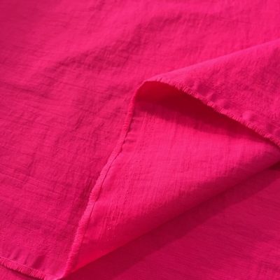 İnce Krinkıl Paraşüt Kumaş Fuşya