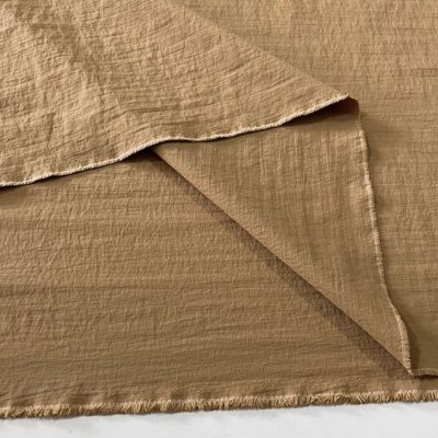 İnce Krinkıl Paraşüt Kumaş Soft Kahve