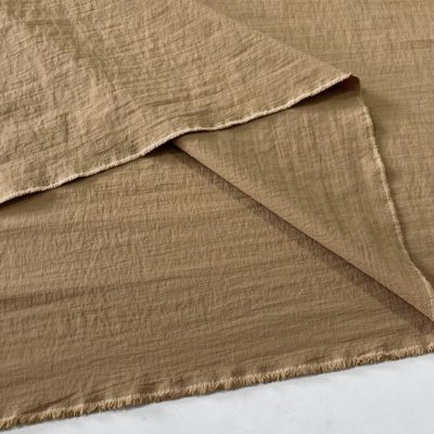 İnce Krinkıl Paraşüt Kumaş Soft Kahve
