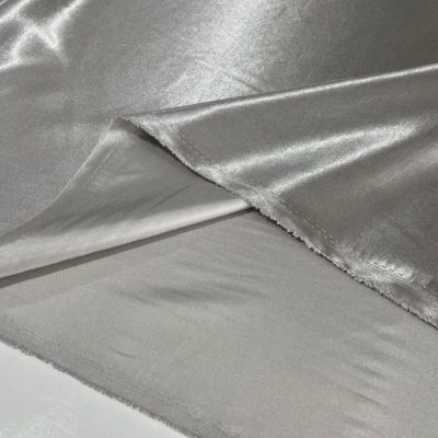 Kristal Saten Kumaş Açık Gri