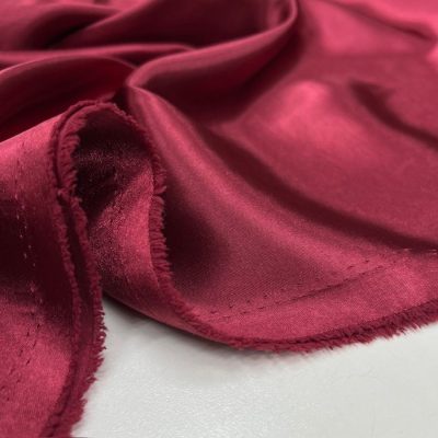 Kristal Saten Kumaş Bordo