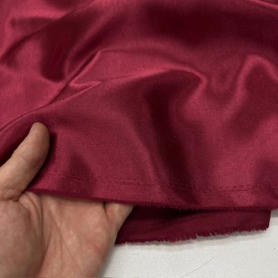 Kristal Saten Kumaş Bordo