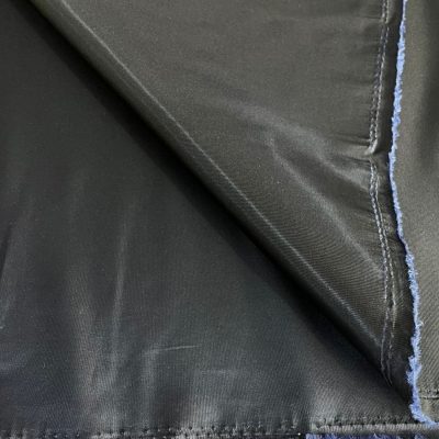 Tafta Kumaş Mavi Soft Siyah