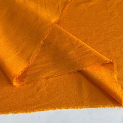 Soft Orange Ham Keten Kumaş