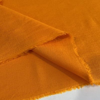 Soft Orange Ham Keten Kumaş