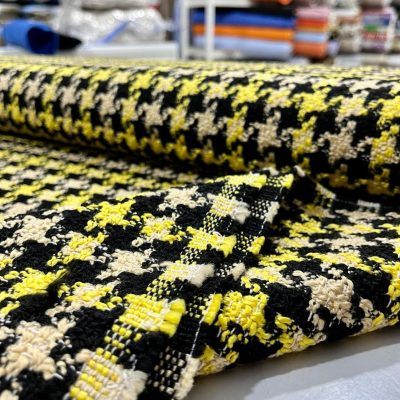 İtalyan Kazayağı Şanel Kumaş Sarı ÜK