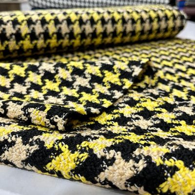 İtalyan Kazayağı Şanel Kumaş Sarı ÜK