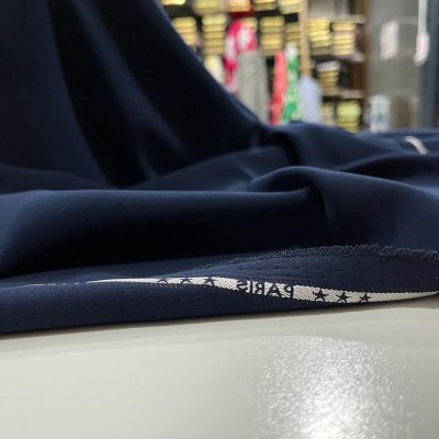 Fransız Paris Krep Kumaş Lacivert