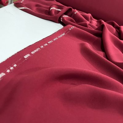 Fransız Paris Krep Kumaş Bordo