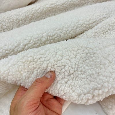 Süper Kuzu Teddy Kumaş Cream BYR