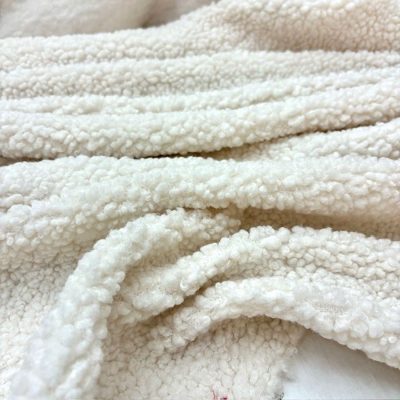Süper Kuzu Teddy Kumaş Cream BYR