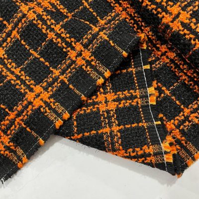 Vakko Işıltılı Chanel Kumaş Orange SRVT