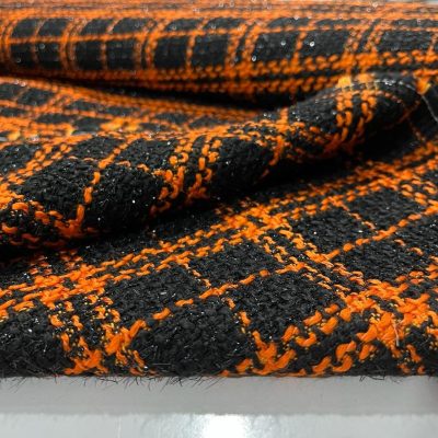 Vakko Işıltılı Chanel Kumaş Orange SRVT