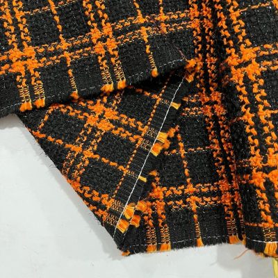 Vakko Işıltılı Chanel Kumaş Orange SRVT