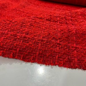 Zara Cotton Chanel Kumaş Kırmızı MHR