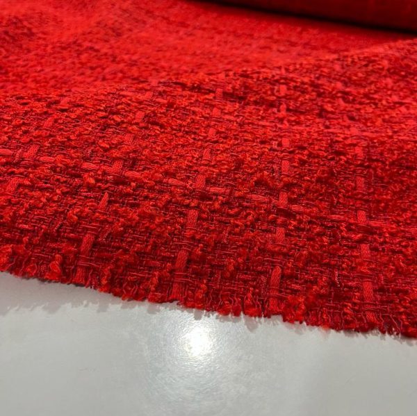 Zara Cotton Chanel Kumaş Kırmızı MHR