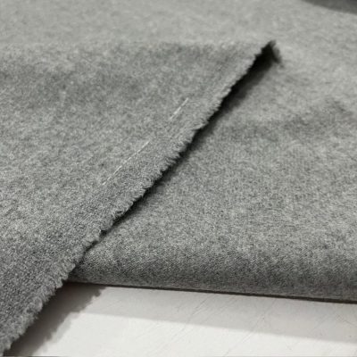 Saf %100 Yün İnce Flanel Kumaş Gri NDR