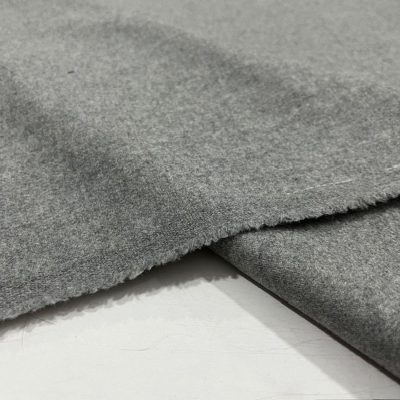 Saf %100 Yün İnce Flanel Kumaş Gri NDR