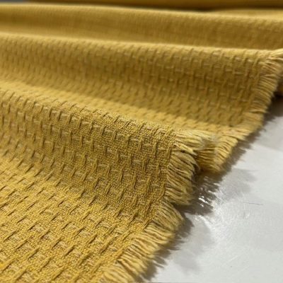 Soft Sarı Cotton Şanel Kumaş BYR