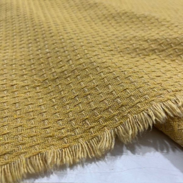 Soft Sarı Cotton Şanel Kumaş BYR
