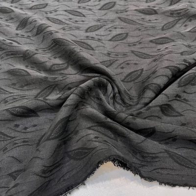 Taşlanmış İpek Cupro Kumaş Soft Siyah