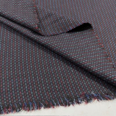 Dokulu Flanel Kumaş Bordo YVZ