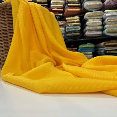 İpeksi Cupro Krep Kumaş Sarı