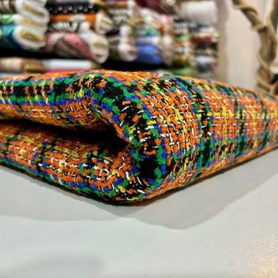 İthal Avrupa Chanel Kumaş Kiremit