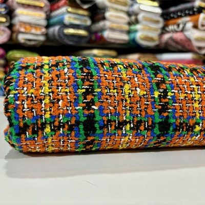 İthal Avrupa Chanel Kumaş Kiremit