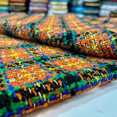 İthal Avrupa Chanel Kumaş Kiremit