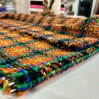 İthal Avrupa Chanel Kumaş Kiremit