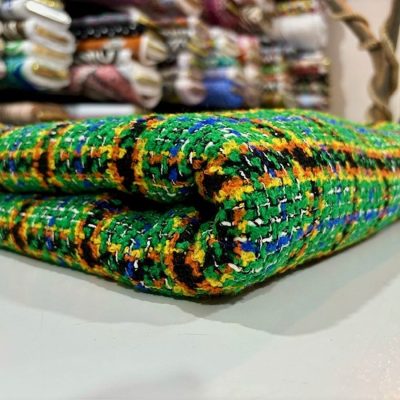 İthal Avrupa Chanel Kumaş Yeşil