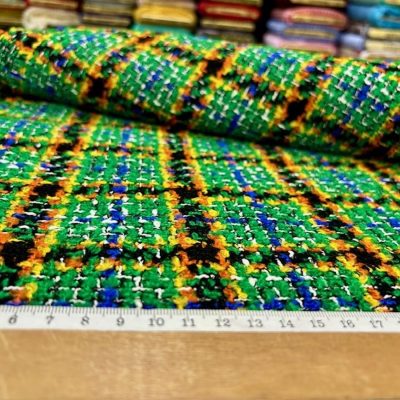 İthal Avrupa Chanel Kumaş Yeşil