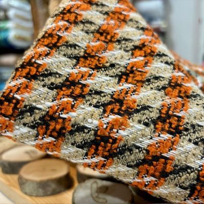 İthal Kazayağı Chanel Kumaş Kiremit