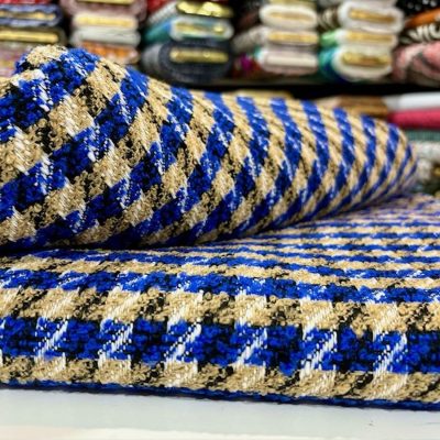İthal Kazayağı Chanel Kumaş Mavi